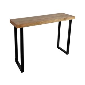 Aparador para Frigobar Industrial 150cm em Madeira e Base Ferro Preto