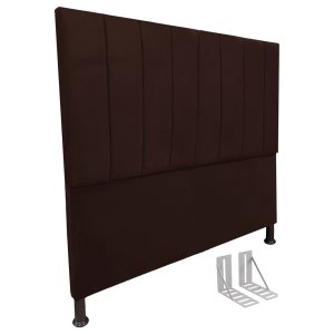 Cabeceira de Cama Box Casal Estofada + Frame Ct Laura Cores