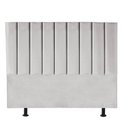 Ver imagem 2 de Cabeceira Estofada King 195CM Karla Suede Cinza Claro - D A DECOR D&A Decor
