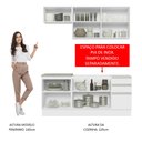 Ver imagem 6 de Armário de Cozinha Compacta 180cm Branco Glamy Madesa 07
