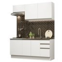 Ver imagem 3 de Armário de Cozinha Compacta 180cm Branco Glamy Madesa 07
