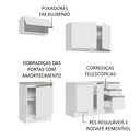 Ver imagem 5 de Armário de Cozinha Compacta 180cm Branco Glamy Madesa 07