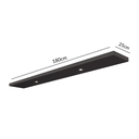 Ver imagem 1 de Prateleira Mdf Decorativa com Luzes Led e Suporte Invisível 180cm Tb185l Dalla Costa