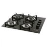 Cooktop a Gás 4 Bocas de Vidro Preto Suggar Bivolt FG4004VP - 2