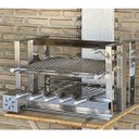 Ver imagem 6 de Churrasqueira Inox Elevatória Gourmet Com Kit Giratório Motor Elétrico Com Espetos e Grelha Argentin