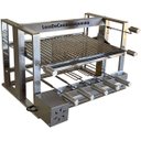 Ver imagem 2 de Churrasqueira Inox Elevatória Gourmet Com Kit Giratório Motor Elétrico Com Espetos e Grelha Argentin