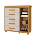 Ver imagem 2 de Comoda Londres Fenix 100% Mdf Cinamomo Off White