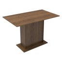 Ver imagem 6 de Conjunto Sala de Jantar Mesa Tampo de Madeira 4 Cadeiras Rustic Silver Luana Madesa