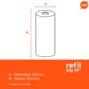 Ver imagem 3 de Refil Filtro Big 10" 50 Micra Lavável Hidrofiltros