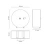 Dispensador de Papel Higiênico Rolão Inox Noble Biovis - 5