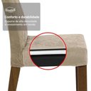 Ver mais imagens de Conjunto Sala de Jantar Mesa Tampo de Vidro 4 Cadeiras Rustic/imperial Porto Madesa