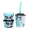 Copo Canudo com Potinhos Move - Panda - 1