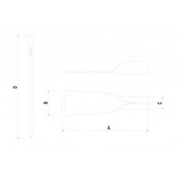 Cavadeira Reta 09 Com Cabo 120Cm 77550595 - 2