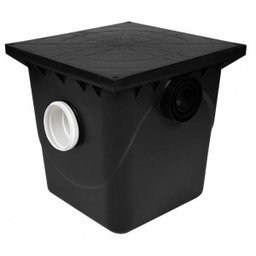 Caixa Gordura Metasul C/Cesto 40 X41 X 41cm Preto - 1