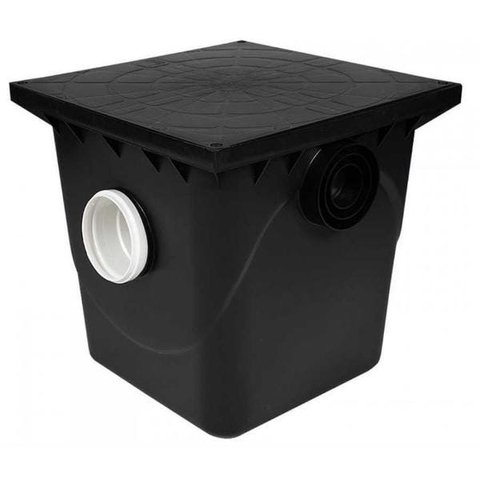 Caixa Gordura Metasul C/Cesto 40 X41 X 41cm Preto