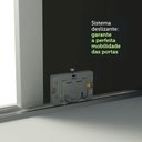 Ver imagem 7 de Guarda Roupa Casal 100% Mdf Madesa Zurique 3 Portas de Correr - Branco/preto