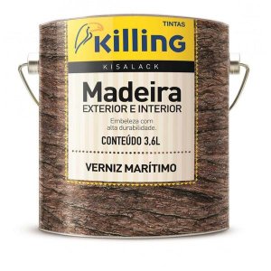 Verniz Madeira Killing 3.6LT Maritimo Incolor