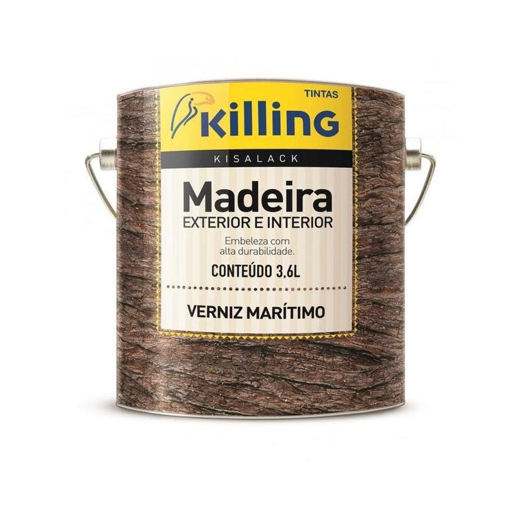 Verniz Madeira Killing 3.6LT Maritimo Incolor