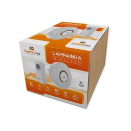 Campainha sem Fio Branca Bivolt Comfort Door - 6