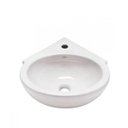 Ver imagem 1 de Cuba Louca Fiori 42 x 46cm Apoio Oval Canto Jasmim Branca