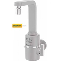 Torneira Eletrica Hydra Slim Parede 5500w X 220v Prata Fosco - 1