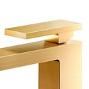 Ver imagem 2 de Torneira de Mesa para Lavatorio Bica Baixa New Edge Ouro Escovado - Docol