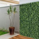 Ver imagem 2 de 7 Placas com Folhagem Samambaia Artificial Cobertura Jardim Vertical Decoração Rápida Apartamento