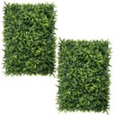 Ver imagem 1 de 7 Placas com Folhagem Samambaia Artificial Cobertura Jardim Vertical Decoração Rápida Apartamento