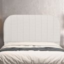 Ver imagem 1 de Cabeceira Cama Box Queen Estofada Orgânica 160cm Alice W01 Bouclê Cru - Lyam Decor