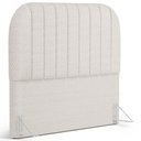 Ver imagem 2 de Cabeceira Cama Box Queen Estofada Orgânica 160cm Alice W01 Bouclê Cru - Lyam Decor