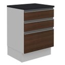 Ver imagem 3 de Balcão Gaveteiro 60cm Glamy Madesa