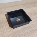 Ver imagem 3 de Travessa Pequena Petisqueira Quadrada Plástica 230ml Potinho Para Petisco Preto Coza