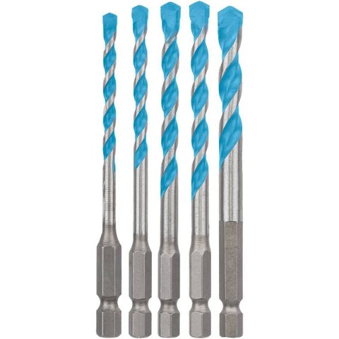 Jogo de Brocas Multiconstrução, Mecha Multimaterial Hex-9 com 5 Peças 5.5/6/6/7/8mm- 2608900586000 -