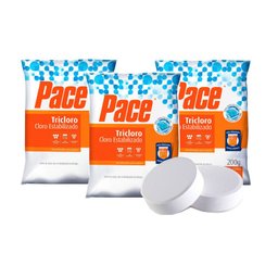 Kit com 50 Pastilhas de Cloro PACE - HTH - 1