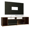Ver imagem 5 de Rack Madesa Cancun e Painel para TV até 58 Polegadas Rustic/Preto 7K8N Cor:Rustic/Preto/Preto