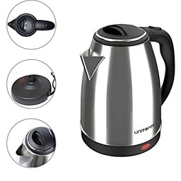 Jarra Bule Chaleira Eletrica Inox 1,8 Lts Agua Segura Ferve Rapido Economica Desligamento Automatico - 1