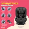 Cadeira para Auto 0-36 Kg Isofix All Stages Fix 2.0 Cinza Litet - Bb451 Bb451 - 3