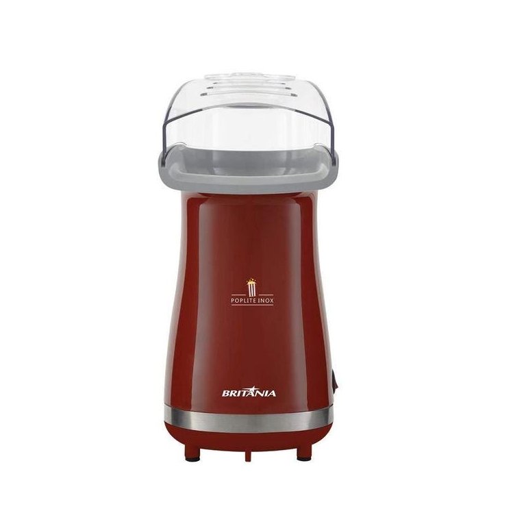 Pipoqueira Britânia POP LITE BPI01VI, Sem Óleo, Vermelha - 110V