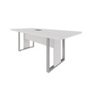 Ver imagem 5 de Mesa de Reunião 2,00m 1 Caixa de Tomada Pés Metal Quadro F5
