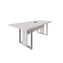 Ver imagem 4 de Mesa de Reunião 2,00m 1 Caixa de Tomada Pés Metal Quadro F5