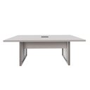 Ver imagem 3 de Mesa de Reunião 2,00m 1 Caixa de Tomada Pés Metal Quadro F5