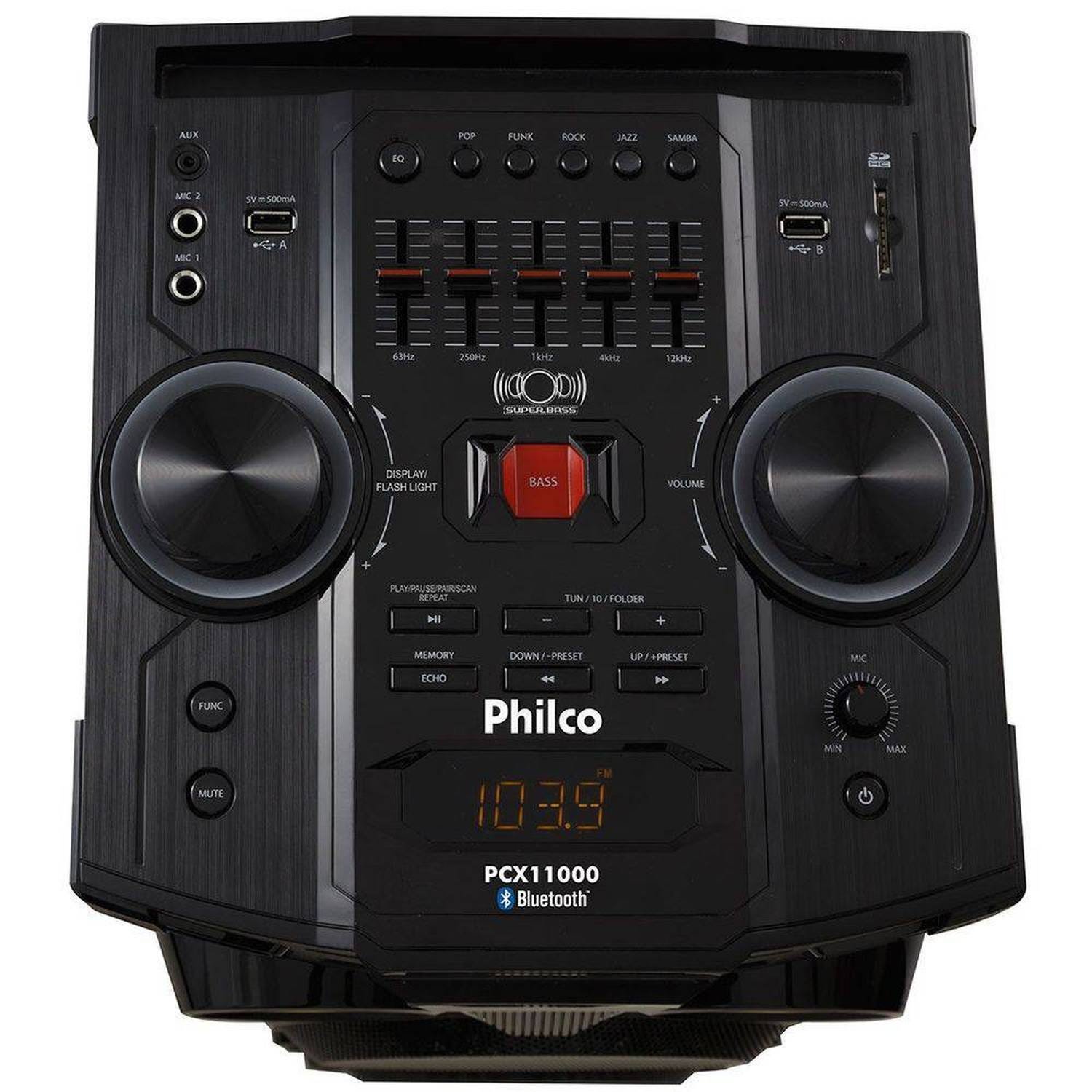 Caixa Acústica Pcx11000 Bluetooth Preto Philco - 6