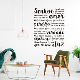 Adesivo de Parede Oração de São Francisco - 1