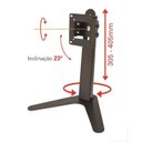 Ver imagem 5 de Suporte de Mesa/Pedestal Ergonômico Nr17 para Monitor Led/LCD/3D de 10" A 24" com Inclinação Mt-Slim -