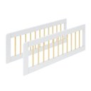 Ver imagem 1 de Grade de Proteção Dupla Wave Casatema MadeiraOriginals Branco/Marrom