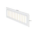 Ver imagem 2 de Grade de Proteção Dupla Wave Casatema MadeiraOriginals Branco/Marrom