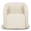 Ver imagem 5 de Poltrona Decorativa Base Giratória Kit 2 Stella Max Linho Bege D03 - D’Rossi