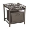 Fogão Industrial Á Gás 4 Bocas com Forno 30 x 30cm L1000 Grafite Tron - 1