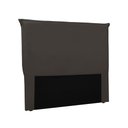 Ver imagem 1 de Cabeceira Solteiro 90cm Luna Suede Cinza - Lucadi Home