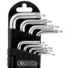 Jogo de Chave Torx Foxlux 09 peças com Estojo T10 a T50 - 2